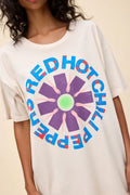 Red Hot Chili Peppers Freaky Style Merch Tee - Dirty White