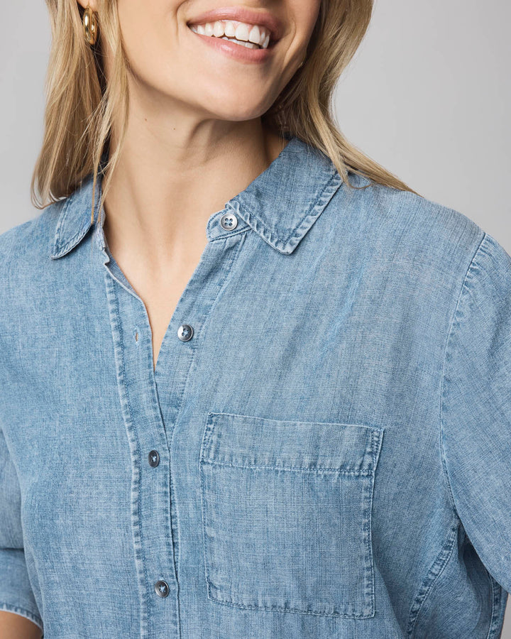 Reese Indigo Shirt - Indigo