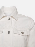 Vintage Denim Jacket - White Rips