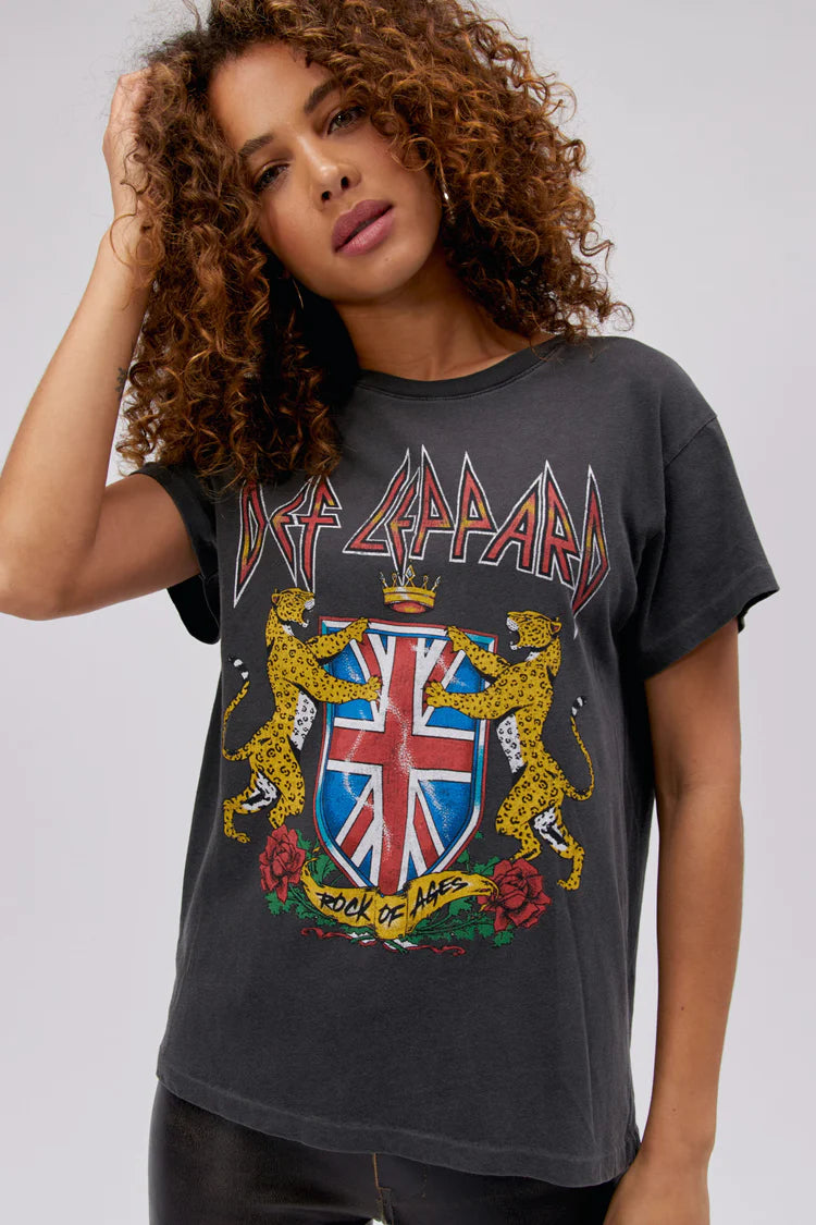 Def Leppard Rock Of Ages Tour Tee