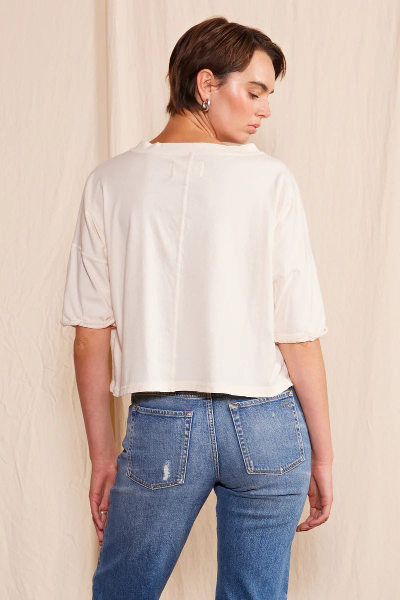 "Not My First Rodeo" Crew Neck T-Shirt - White