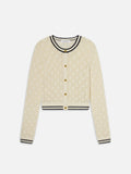 The Rookie Cardigan - Cream Multi