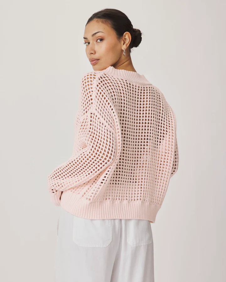 Camellia Cardigan - Rose Petal