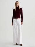 Saige Wide Leg Jean - Gallery White