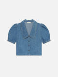Denim Sailor Blouse - Starlet