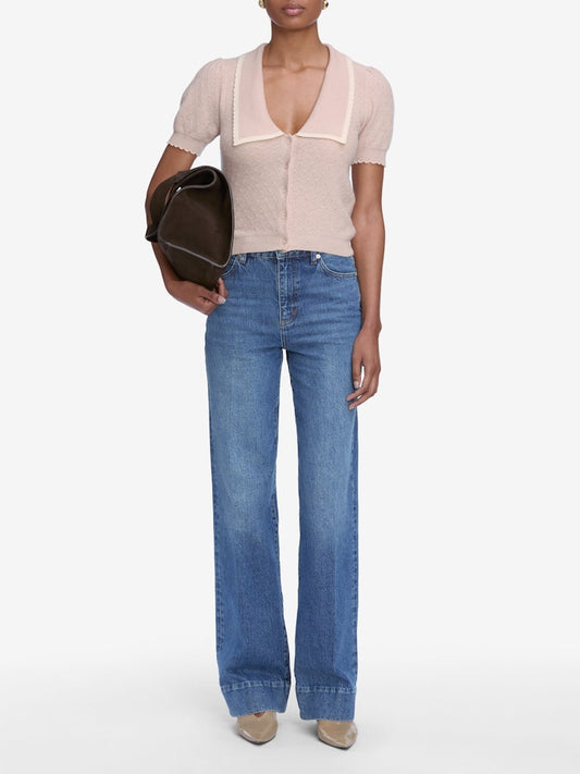 The Cashmere Sailor Sweater - Pink Sand Multi