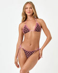 Samba Bikini Top - Stripe Side / Alotta Polka Dot