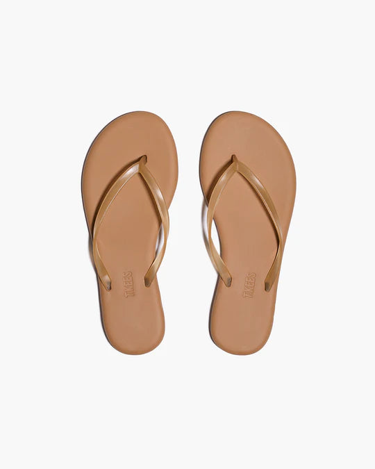 Aqua Flip Flops - Sand