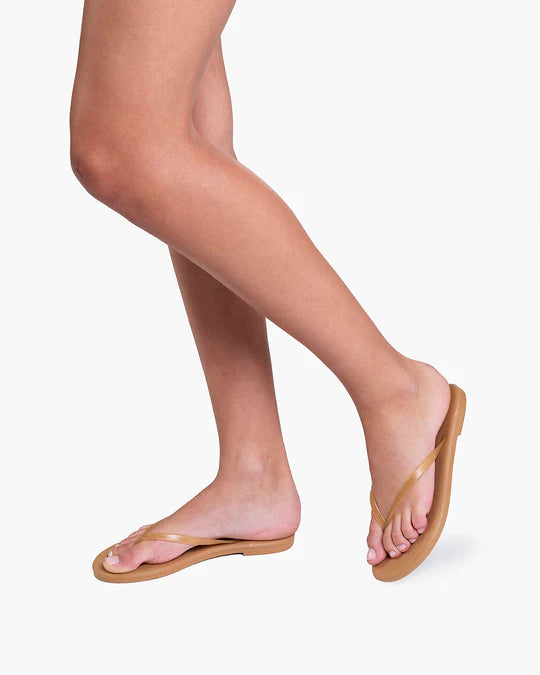 Aqua Flip Flops - Sand
