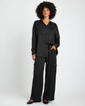 Savannah Sateen Pant - Black