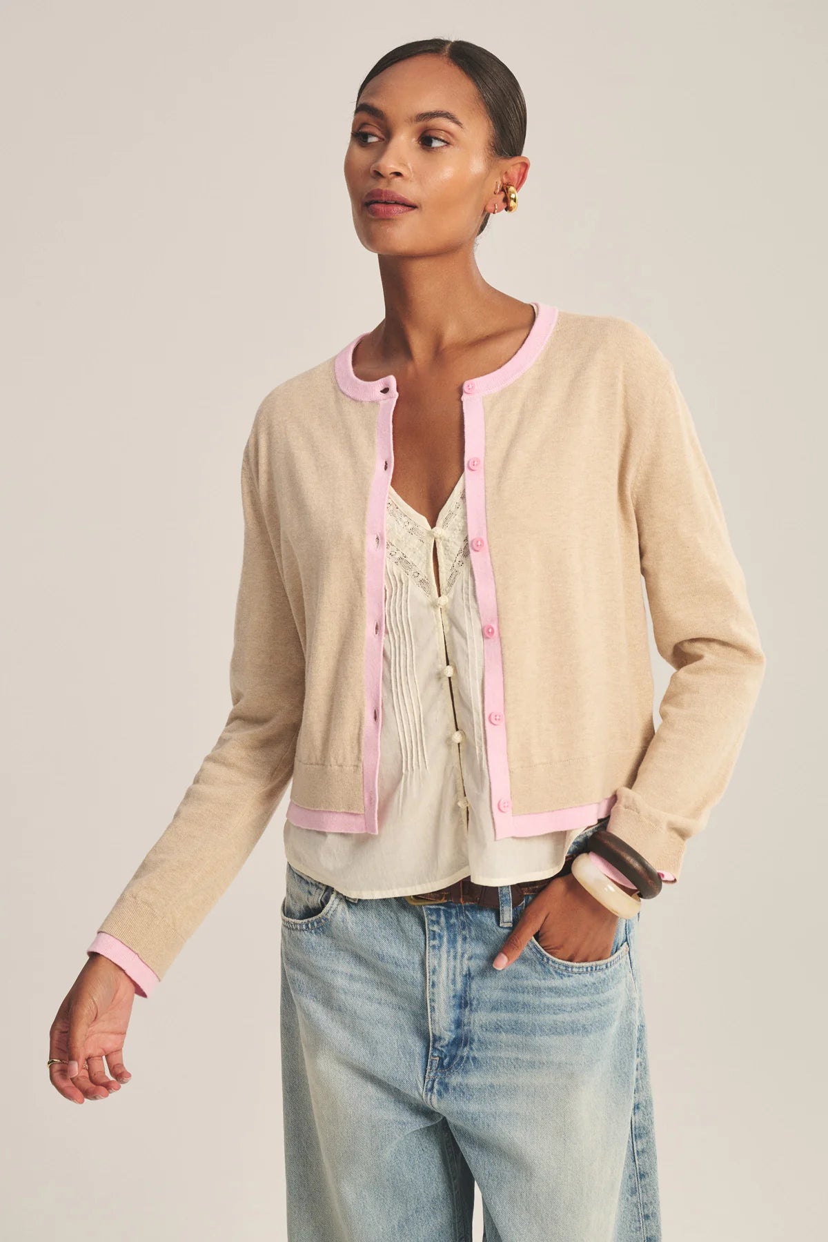 Saylor Cardigan - Sesame