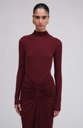 Scorpio Dress - Oxblood