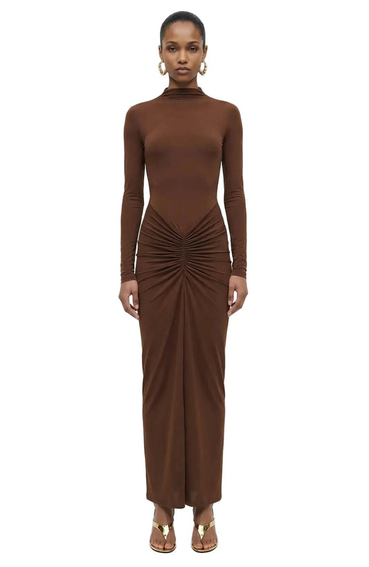 Scorpio Dress - Brown