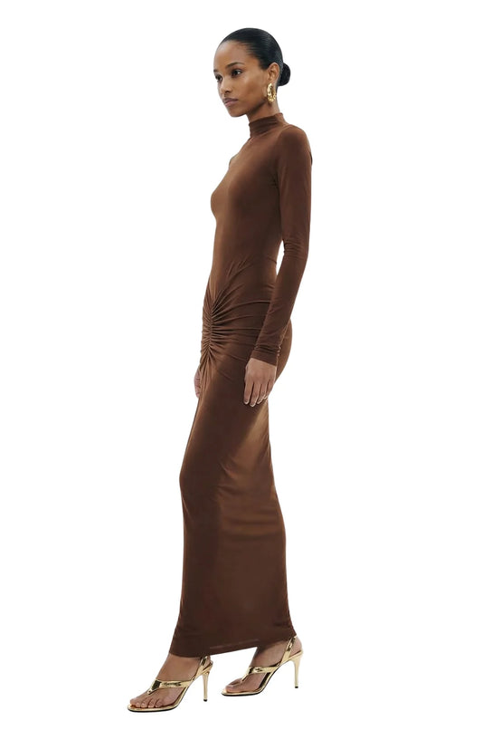 Scorpio Dress - Brown