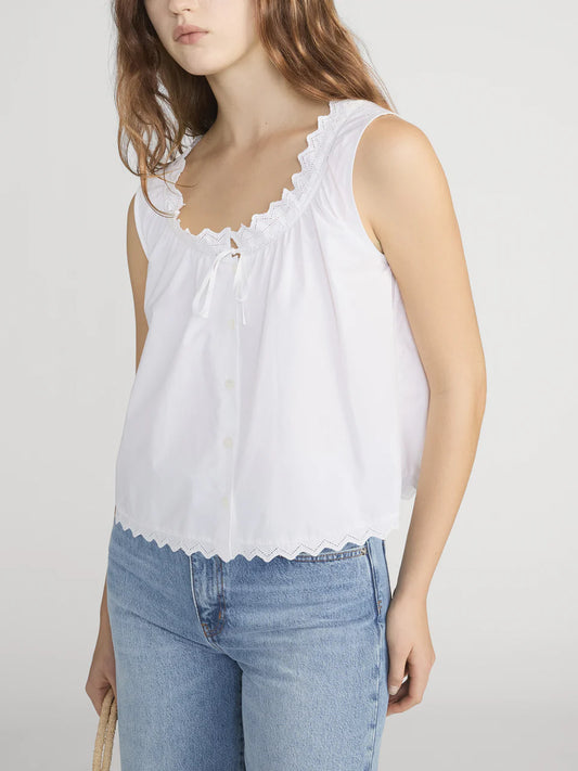 The Serene Tank - White