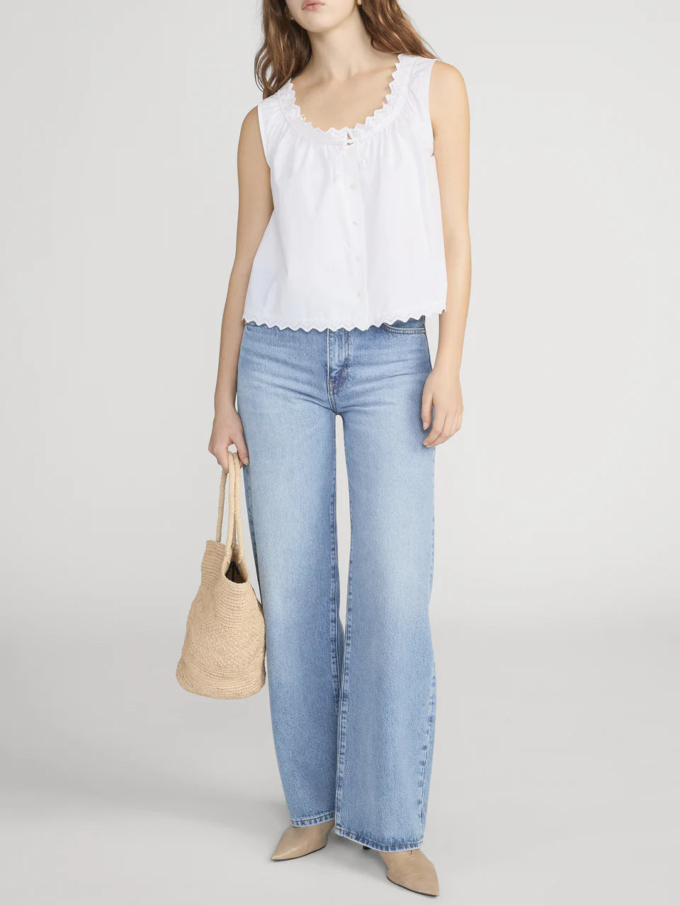 The Serene Tank - White