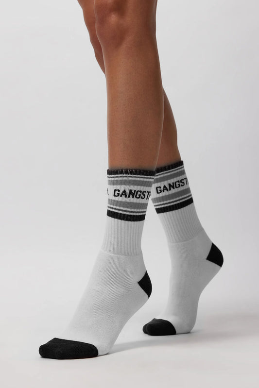 Spiritual Gangster Crew Sock - White