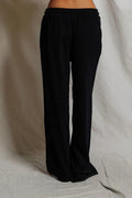 Shakira Japanese Jersey Full-Length Pant - True Black