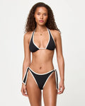 Shane Bikini Bottom - Black / Cream