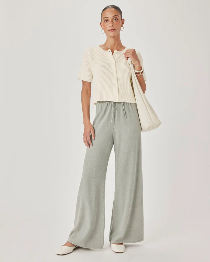 Delilah Short Sleeve Cardigan - Shell