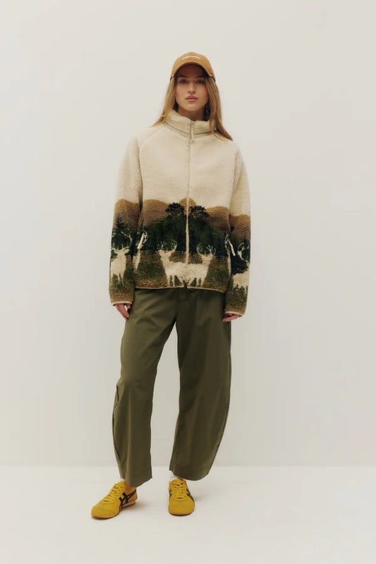 Lightweight Printed Sherpa - Elk Wildlife