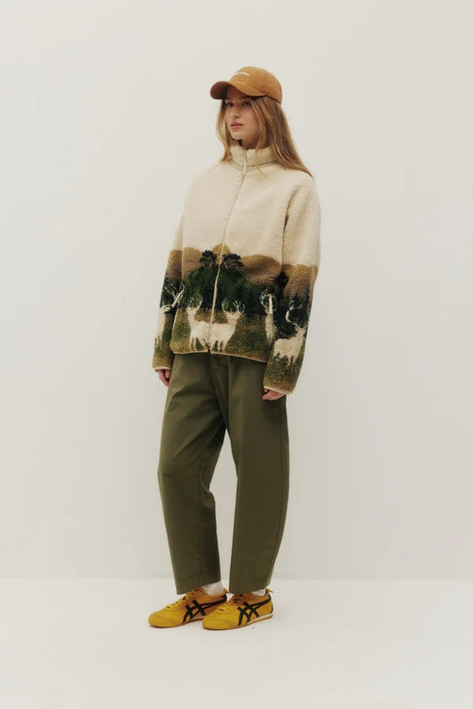 Lightweight Printed Sherpa - Elk Wildlife
