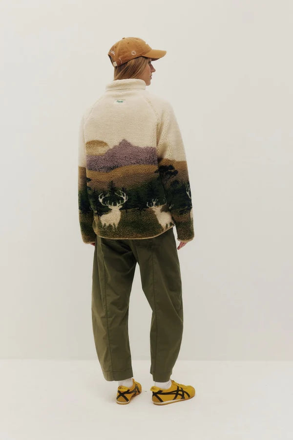 Lightweight Printed Sherpa - Elk Wildlife