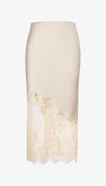 Lingerie Slip Skirt - Champagne