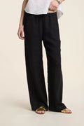 Stephanie Linen Pant - Black