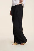 Stephanie Linen Pant - Black
