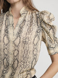 The Gillian Top - Snakeskin