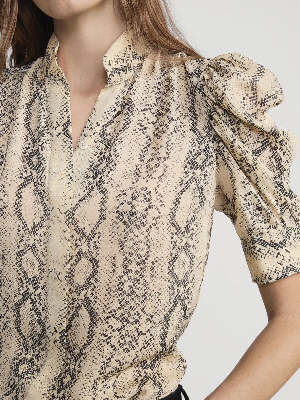 The Gillian Top - Snakeskin