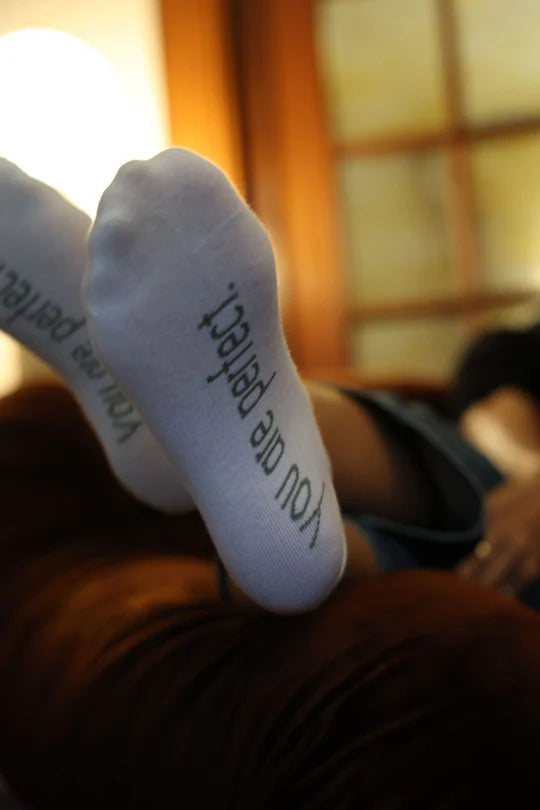 PWT Lettuce Crew Socks Cotton Spandex - White