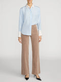 Le Slim Palazzo Modernist Pocket Corduroy - Soft Taupe