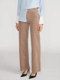 Le Slim Palazzo Modernist Pocket Corduroy - Soft Taupe