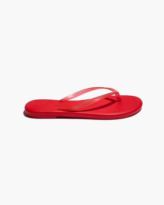 Aqua Flip Flops - Sol Red