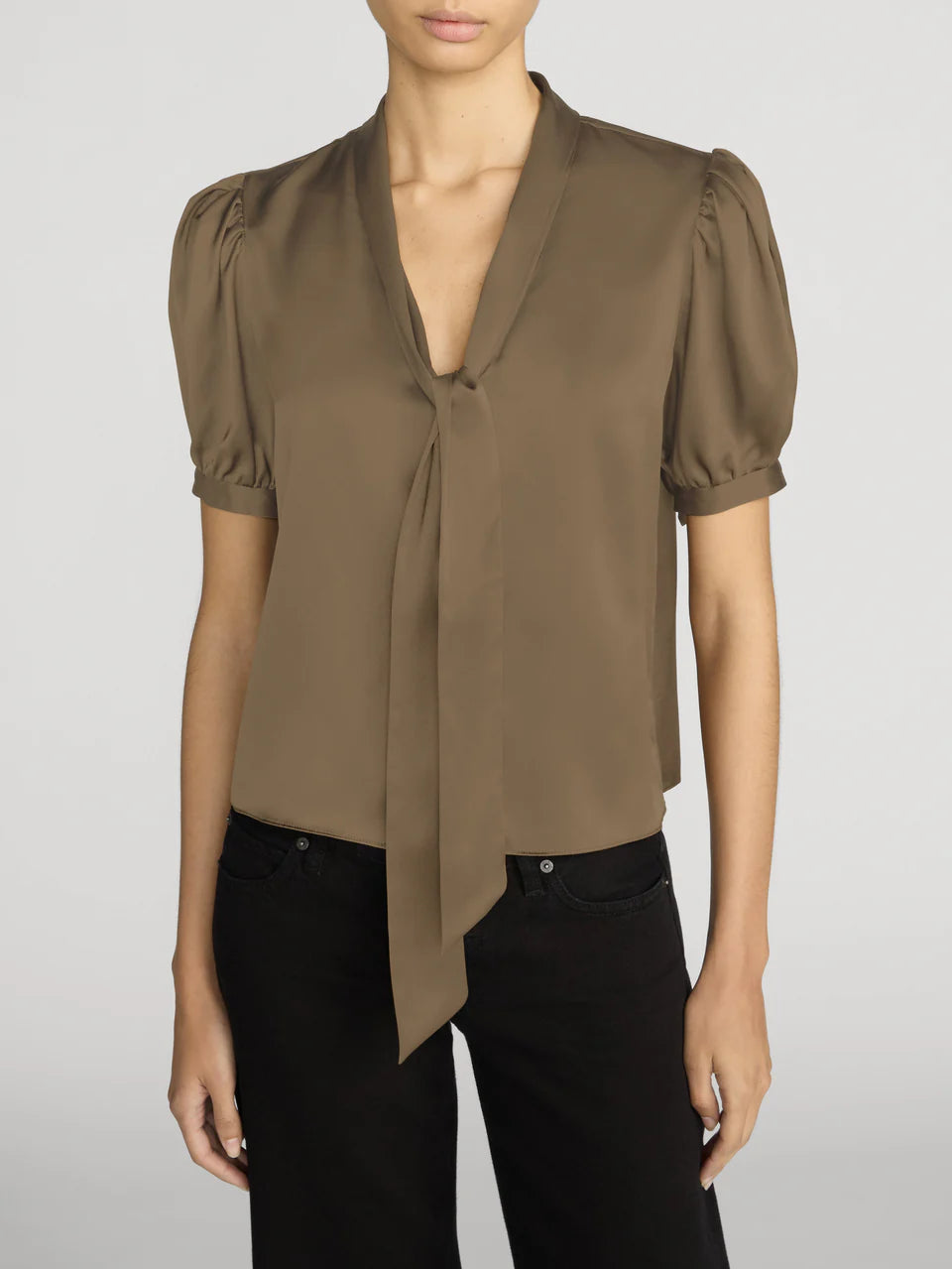 The Sonnet Blouse - Moss