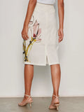 Spring Fleur Pencil Skirt - Fleur