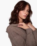 Sunday Sweater Hoodie - Heather Brown