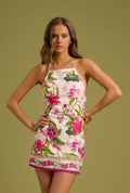 Stacy Ruched Mini Dress - Ivory