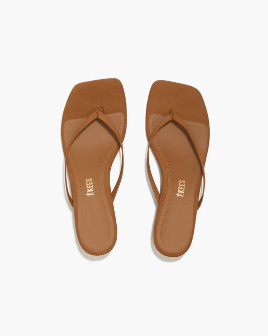 Square Toe Julia Suede - Camel