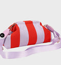 City Girl Pouch + Strap - Lilac / Red