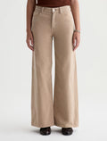 Saige Wide Leg Corduroy Pant - Studio Tan