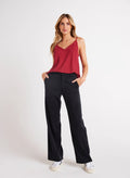 Sydney Wide Leg Pant - Vintage Black