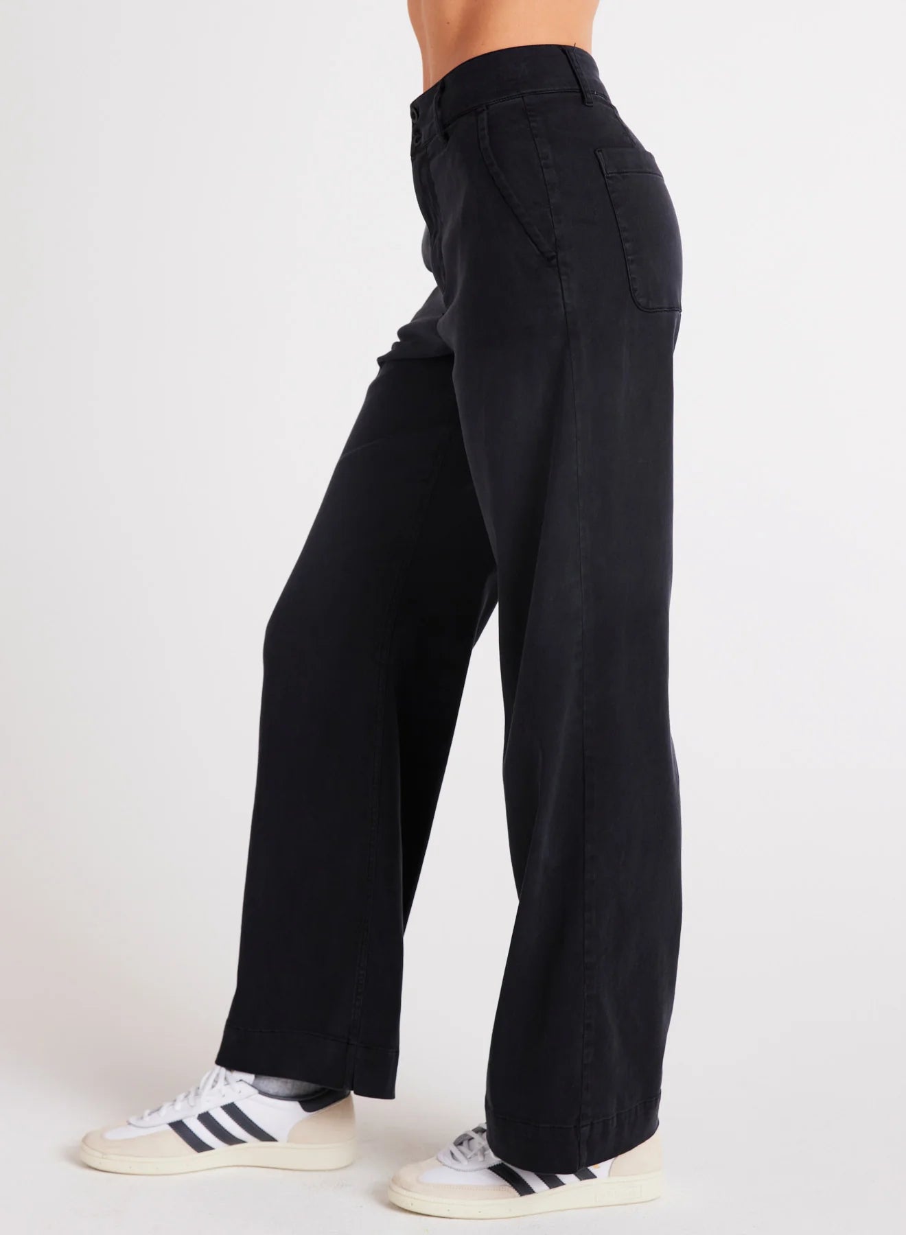 Sydney Wide Leg Pant - Vintage Black