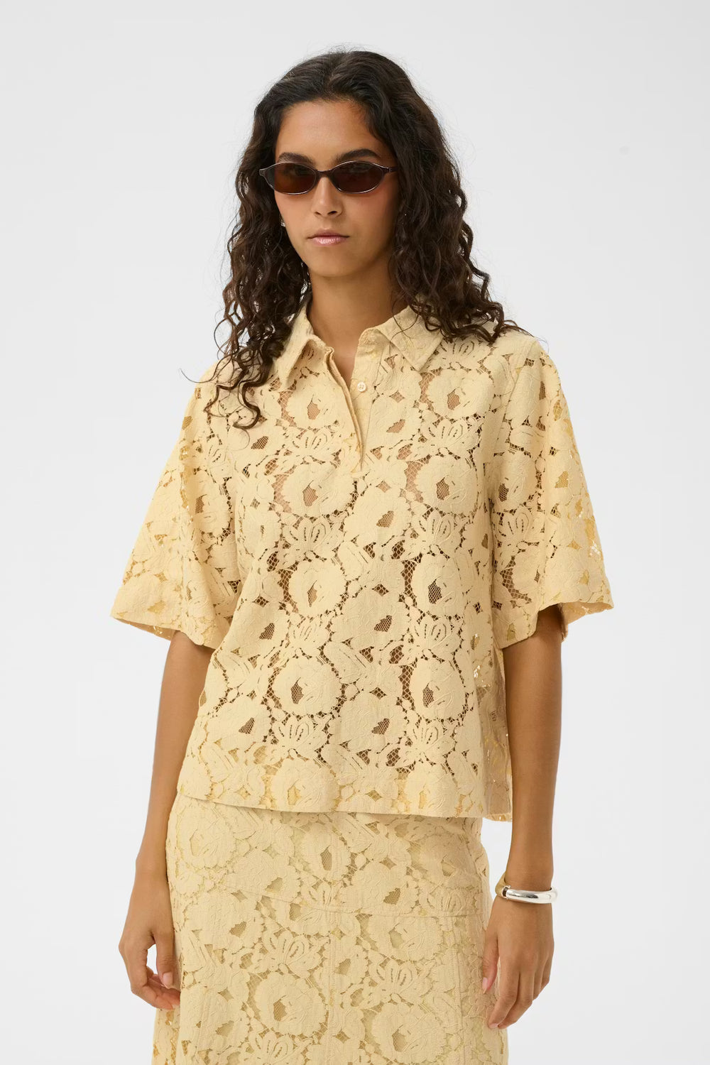 Taya Blouse - Reed Yellow