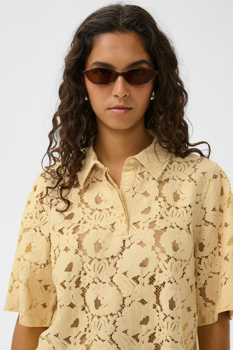 Taya Blouse - Reed Yellow