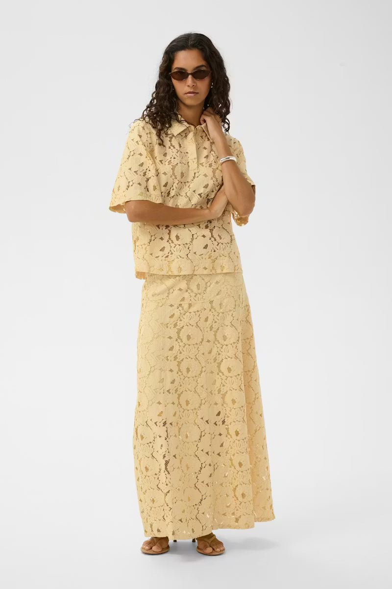 Taya Blouse - Reed Yellow
