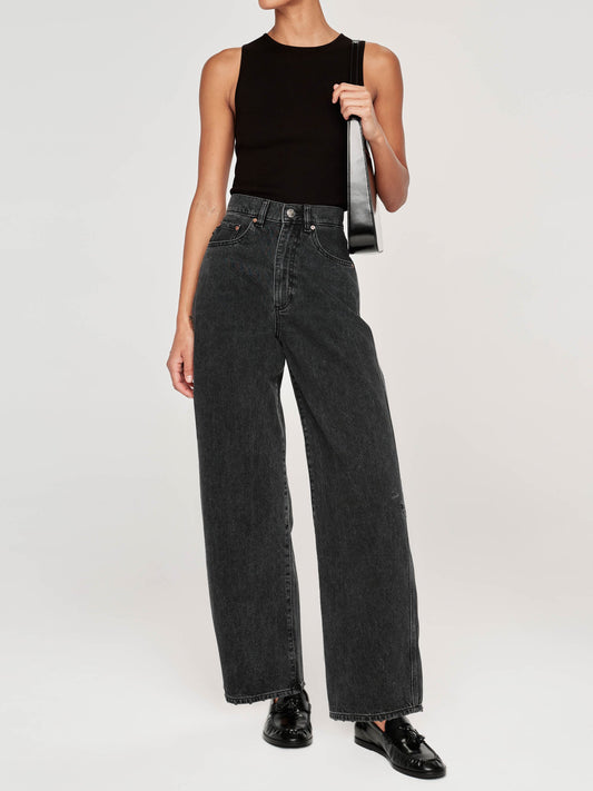 Taylor Relaxed Barrel Ultra High Rise 31" Jeans - Nightshade