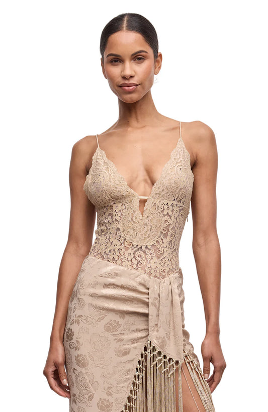 Terry Bodysuit - Champagne